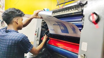 Printing Process by Heidelberg MOE