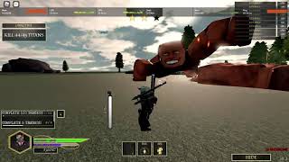 aot: evolution roblox abnormal solo with ts