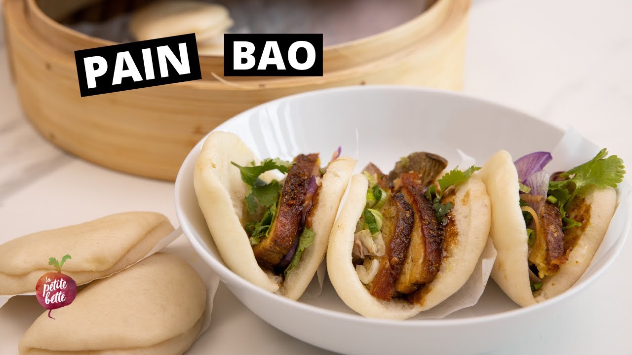 Pain Bao Buns, recette petits pains vapeur asiatique • Recettes Trouvailles  Voyages Camping
