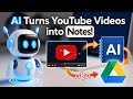 I Turned a 30-Minute YouTube Lecture Into Notes in 30 Seconds | n8n Tutorial
