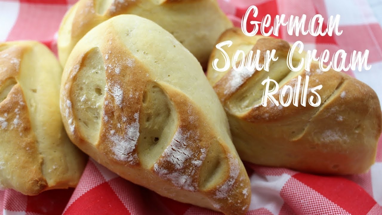 Sour Cream Rolls | German Recipes by All Tastes German