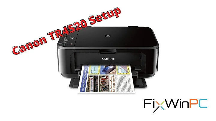 Canon TR4520 Printer Setup