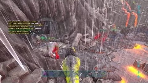 ARK PS4 OFFICIAL PVP red devils and blood run alpha tek cave
