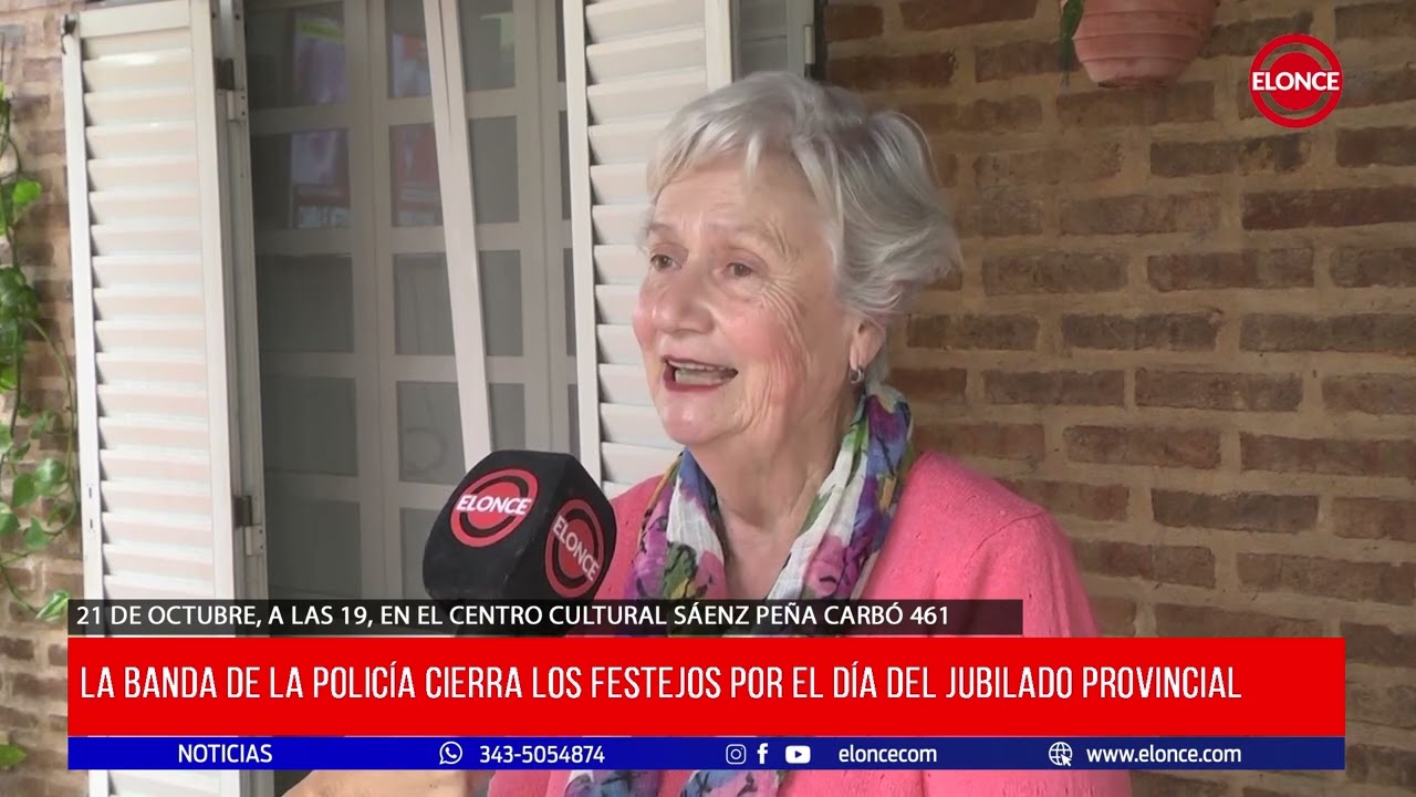 Los festejos por el día del jubilado provincial cierran con Banda de la ...