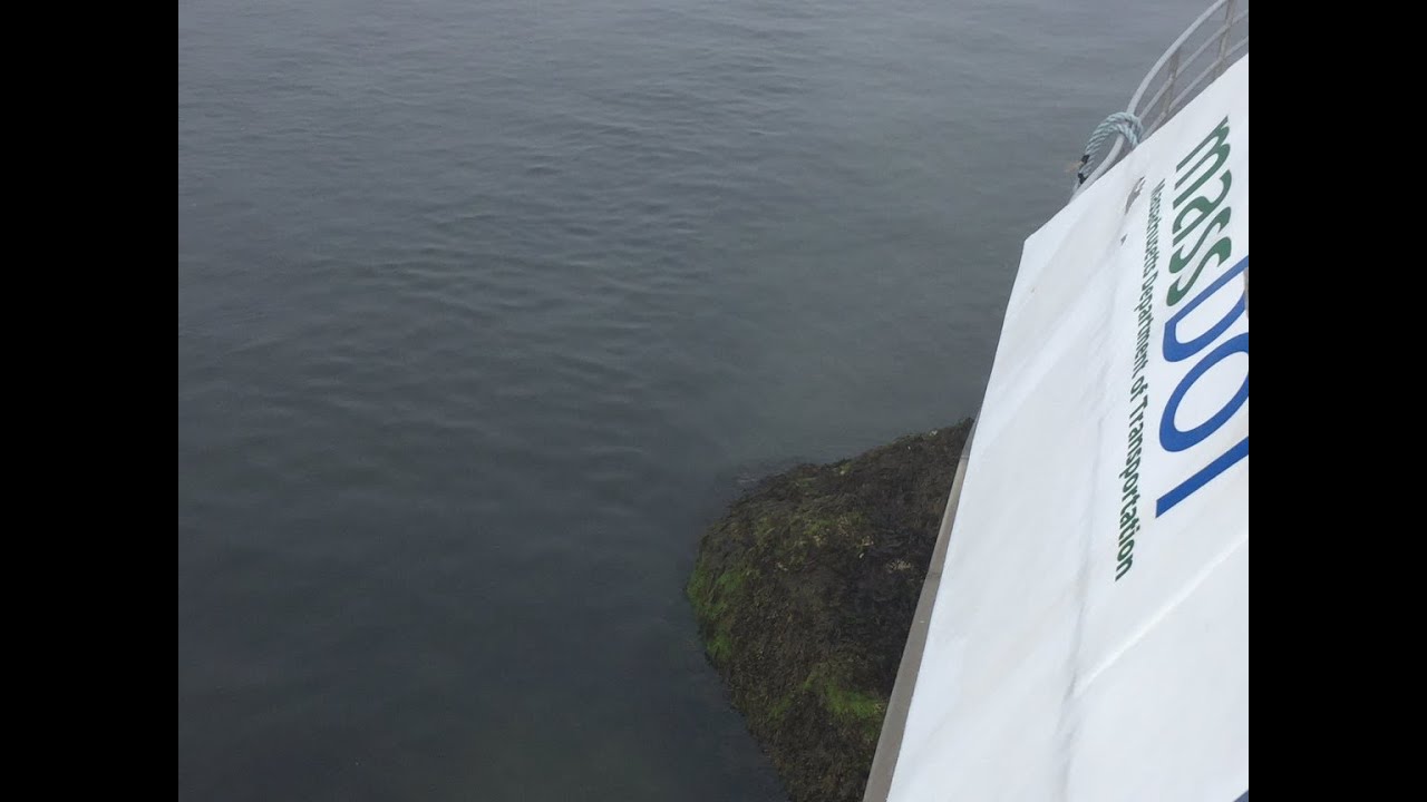 newspaper mockup Passengers recount 'jolt' when ferry ran aground in Boston Harbor