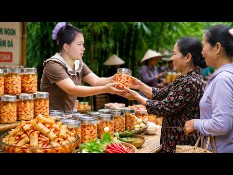 Climbing High Mountains to Harvest Wild Bamboo Shoots — Making Spicy Bamboo Shoots Customers Love