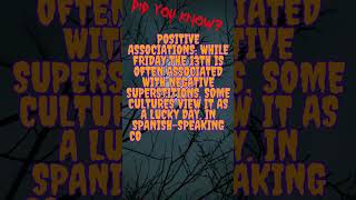 Fun Facts about Friday the 13th Ep.5 #halloween @NickLineage