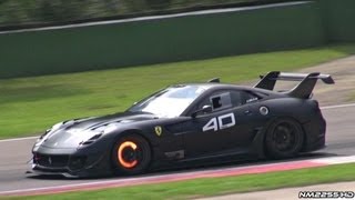 I've filmed at imola racetrack some ferrari 599xx evolution during the
corse clienti event. in this video you can see it racing from multiple
areas o...