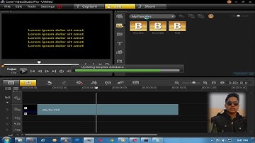 How to Edit Custom Title in Corel Video Studio x5