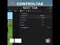 Final Cut Pro Shortcut | Control-Tab | Next Tab