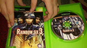 Nostalgamer Unboxes Tom Clancys Rainbow Six 3 Three On Microsoft Xbox UK PAL System Version