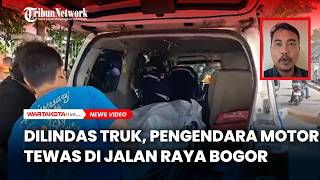 Dilindas Truk, Pengendara Motor Tewas di Jalan Raya Bogor Jaktim