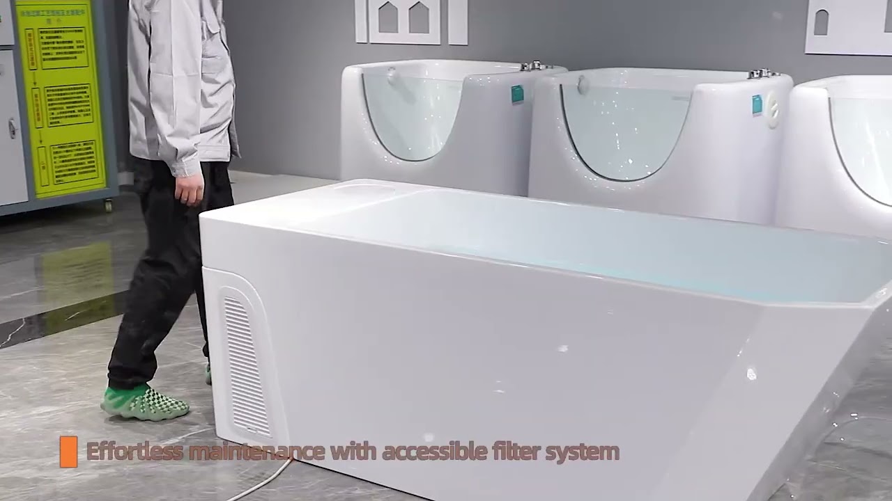 Acrylic Integral Ice Bath Tub WiFi APP Control