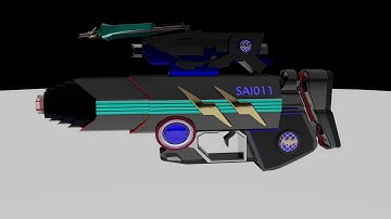 Sci fi Gun #3d model # Create By me