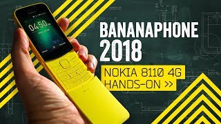 The Banana Phone Is Back: Nokia 8110 4G Hands-On