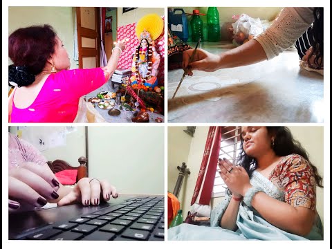 VLOG || Saraswati and Laxmi Puja in my house, Cramming for Exams, Rituals  || Student Life ||