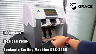 Sort the new and old version of Mexican peso by bill sorter