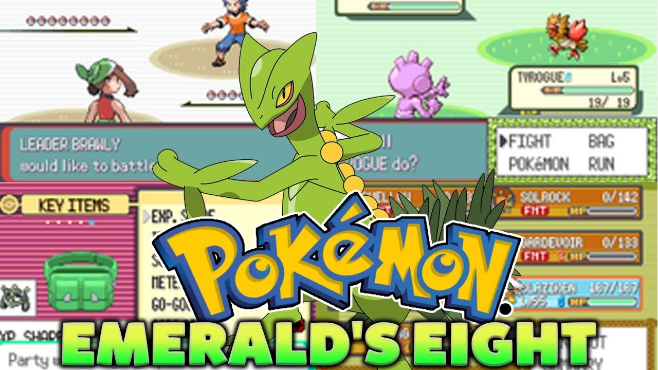 [Updated] Completed Pokemon GBA ROM HACK With 8 Party Pokemon, Exp ...