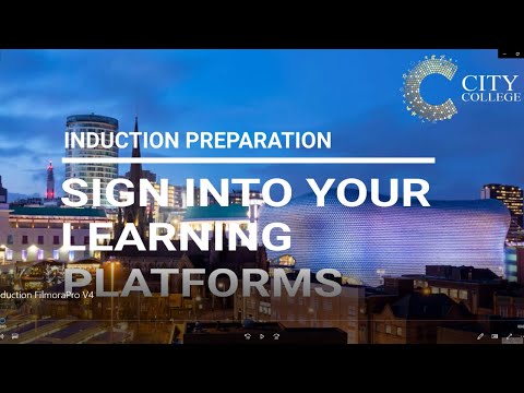 Induction Preparation - Sign In to your Online Learning Platforms