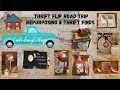 Thrift Flip Road Trip/Repurposing 8 Thrift Store Finds