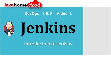 01 - DevOps | CI CD | Introduction to Jenkins