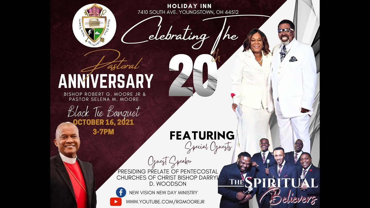 The 20th Pastoral Anniversary Black Tie Banquet Dinner