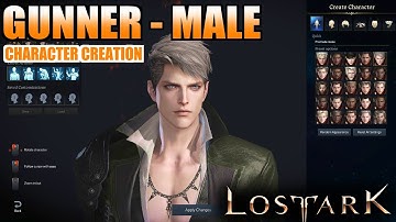 𝗚𝗨𝗡𝗡𝗘𝗥 - 𝗠𝗔𝗟𝗘 character creation - 𝗟𝗼𝘀𝘁 𝗔𝗿𝗸 Beta (Nov. 2021) - New Korean MMORPG