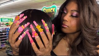 ASMR | She’s Back… The Girl Who Won’t Stop Playing in Strangers’ Hair (Hair play + Hair brushing)