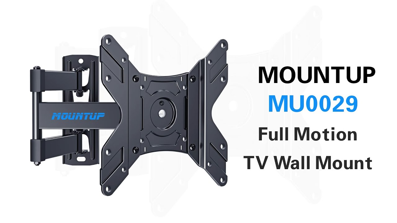 Full Motion Corner TV Wall Mount for 14''-42'' TVs MU0029 From MOUNTUP Display