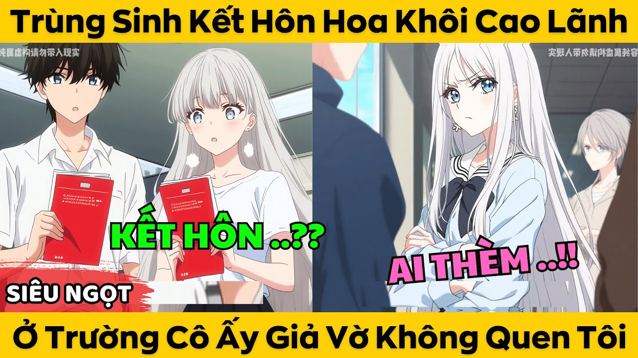 Trùng Sinh Kết Hôn Cùng Hoa Khôi Cao Lãnh - Ở Trường Cô Ấy Giả Vờ Không Quen Tôi