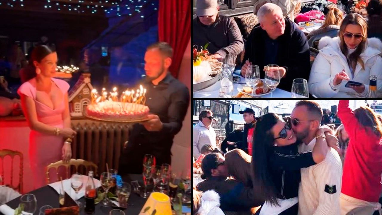 Ксения Бородина отмечает свой День рождения в Куршевеле