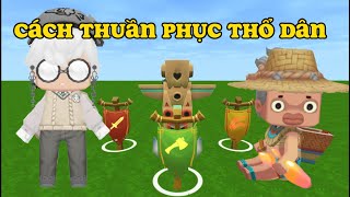 Cách Thuần Phục Thổ Dân Trong Mini World Phiên Bản 1.5.5 | Carvin Mini | Hướng Dẫn Mini World