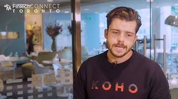 Daniel Eberhard, Founder and CEO, KOHO, about FinTech Connect Toronto