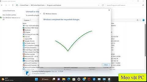 Hướng dẫn kích hoạt net framework 3.5 trên windows 10