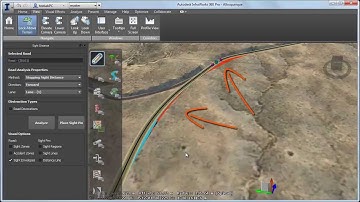 Autodesk InfraWorks 360: Sight Analysis - Sight Envelopes