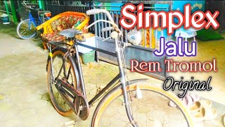 Sepeda onthel simplex Heren Rem tromol original siap pakek || dijual 