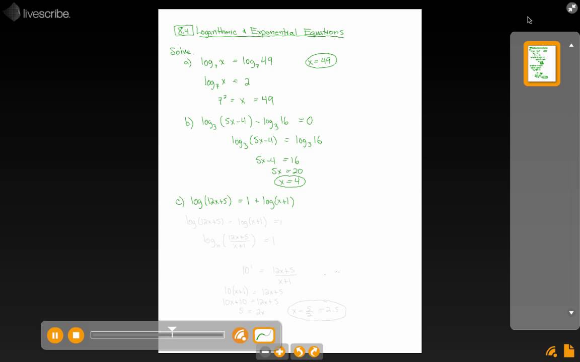 Chapter 8 Lesson 4 Example 1 Math 30-1 - YouTube