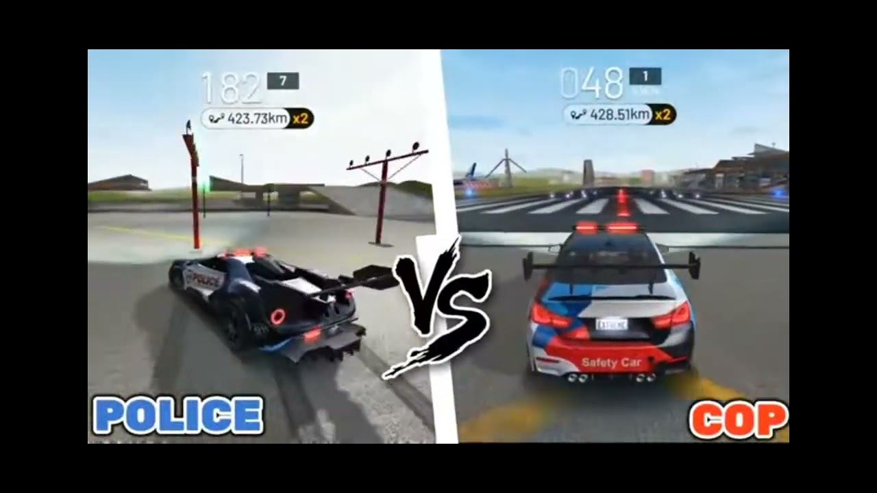 cop VS police in extreme car simulator - YouTube