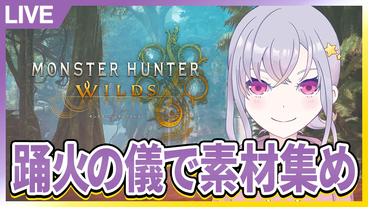 踊火の儀楽しみながら素材集めする！【Monster Hunter Wilds】【踊火の儀】【太刀/ガンランス】【夜猫なぎ】【なーちゃん】