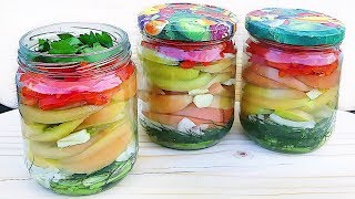 САЛАТ ОБАЛДЕННЫЙ и ЛЕГКИЙ В ПРИГОТОВЛЕНИИ! Салат из зеленых помидоров на зиму САЛАТ ОБАЛДЕННЫЙ и ЛЕГКИЙ В ПРИГОТОВЛЕНИИ! Салат из зеленых помидоров на зиму