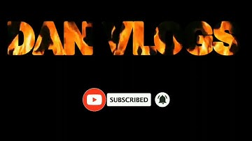 My New Intro For my YouTube Video.😍😇😘