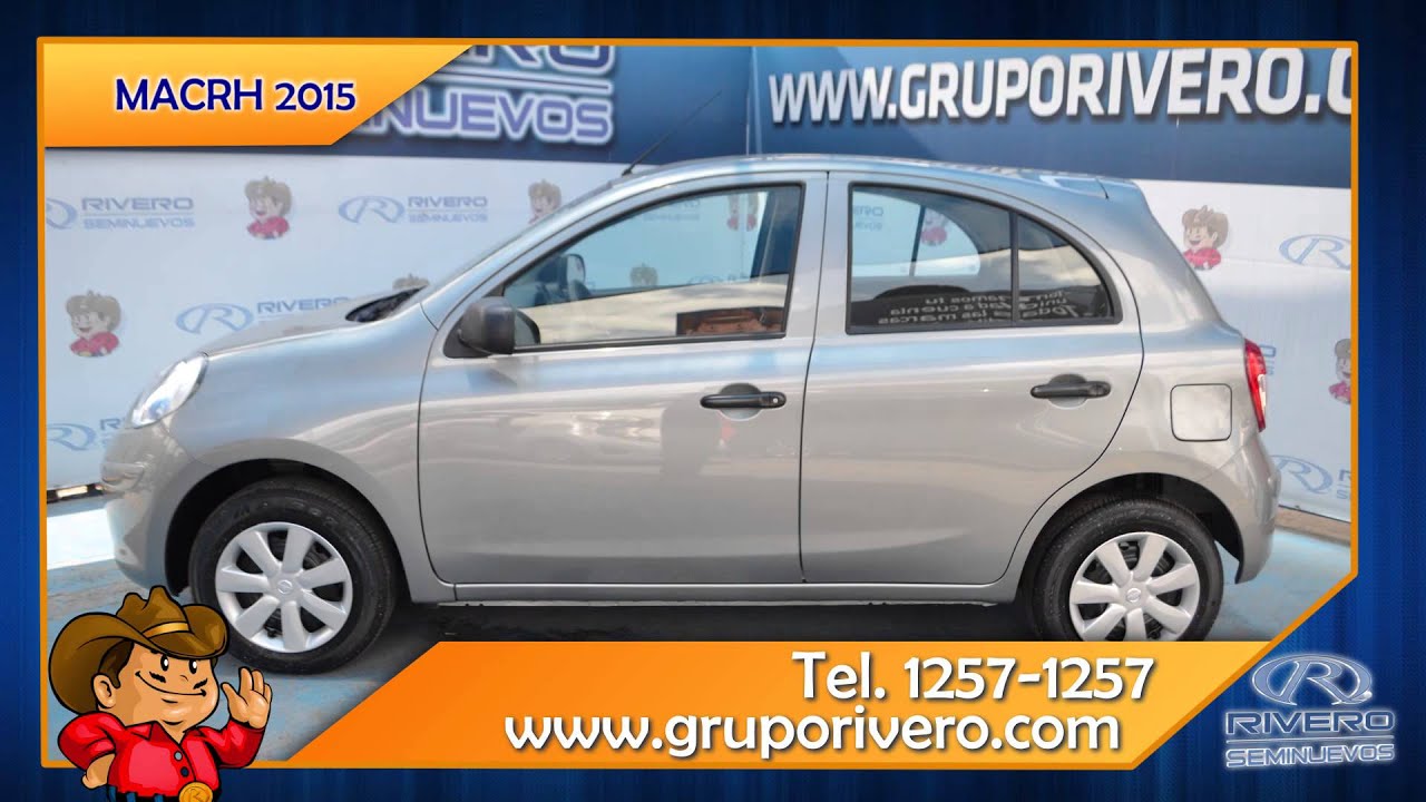 Autos Seminuevos Monterrey México - March Nissan 2015 Gris Autos Seminuevos Monterrey México - March Nissan 2015 Gris