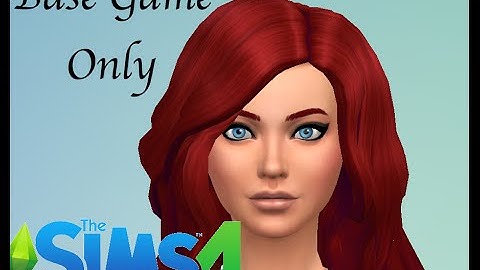Sims 4 CAS - Base Game Only