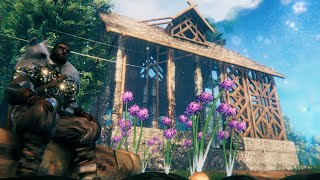 Valheim: Skeleton Surprise Raid! ONIONS! and How to Build a Dormer!