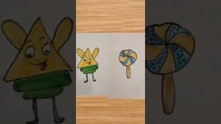 Easy art ideas for kids, lollipop sam drawing ideas #shorts #art #ytshorts #trending #drawing #craft