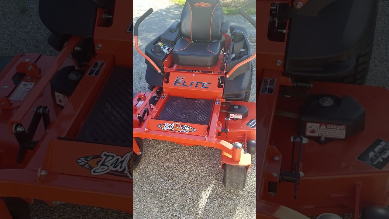 My new 2018 Bad Boy ZT Elite 48" YouTube