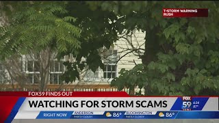 Watching for storm-related scams
