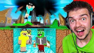 BUNKIER PALIONOWA vs CZARNA DZIURA NISZCZĄCA ŚWIAT w Minecraft! 😱💀