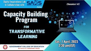 Capacity Building Program for Transformative Learning- Session VI