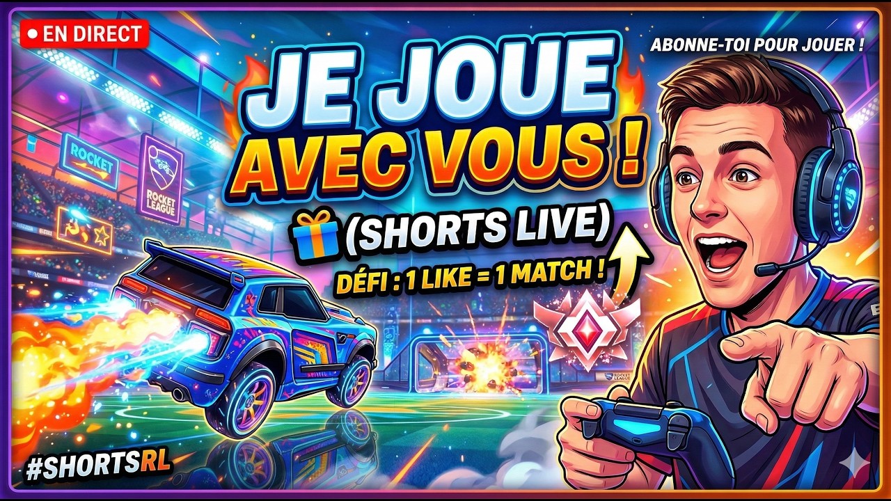 DÉFI : 1 LIKE = 1 MATCH AVEC VOUS ! 🔥 (Objectif Top 100) #Shortsfr